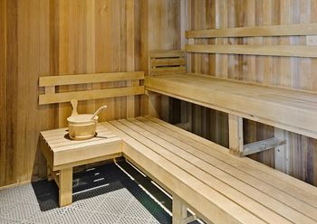 Wooden sauna
